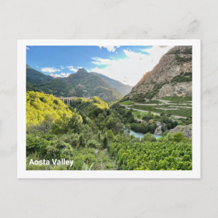 Aosta Valley, Italy Postcard