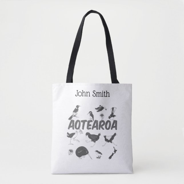 Aotearoa birds NZ Tote Bag (Front)