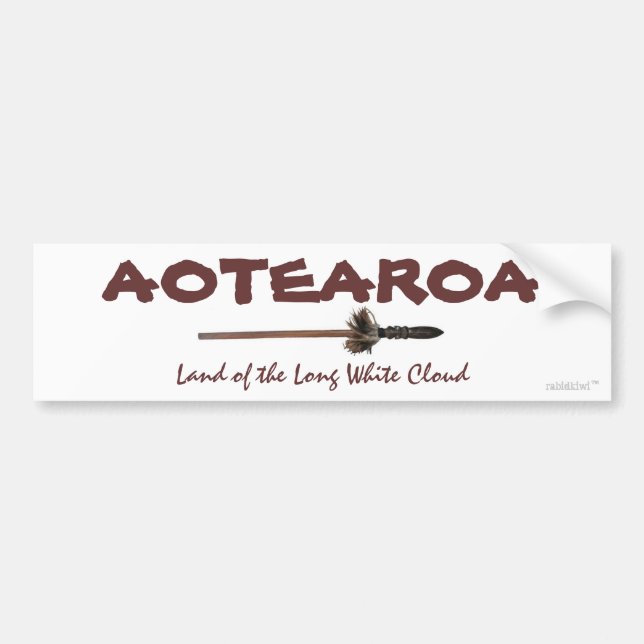 AOTEAROA Bumper Sticker (Front)