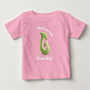 Aotearoa fish hook toddler  baby T-Shirt