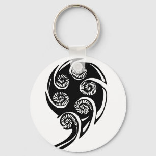 aotearoa koru design key ring