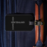 Aotearoa New Zealand, NZ Kiwi Design, Named  Luggage Tag<br><div class="desc">Monochromatic crossword style design. This black and white pattern features the intersecting of two words - Aotearoa and New Zealand. This is the two names used by Kiwis, often in combination, for this Pacific Nation. One is the English version, and one is the Māori version, for the same country. The...</div>