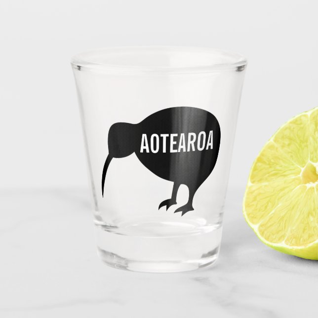 Aotearoa Shot Glass (Front)