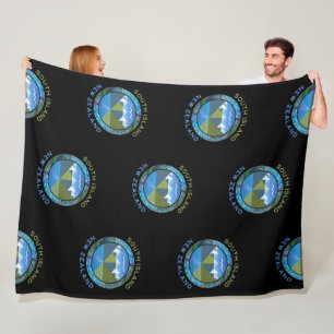 AOTEAROA SOUTH ISLAND NEW ZEALAND FLEECE BLANKET