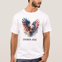 *~* AP16 Artsy American Flag Bald EAGLE USA