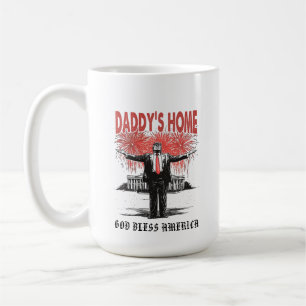 *~* AP16 - Trump Daddy's Home MAGA White House Coffee Mug