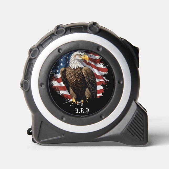 *~* AP27 American Flag Bald Eagle Patriotic USA 1 (Front)