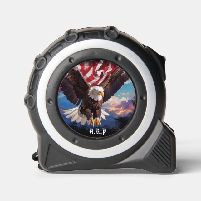 *~* AP27 USA American Flag Bald Eagle  Patriotic 1 (Front)