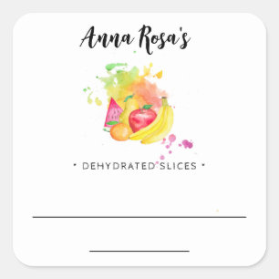 *~* AP30 Dehydrated Fruits Blank Jar Labels 