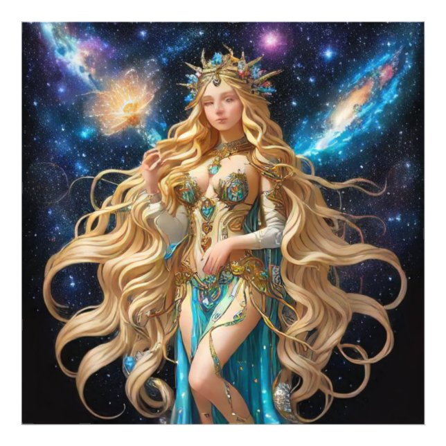 *~* AP58 Galactic Women Fantasy Photo Enlargement Print (Front)