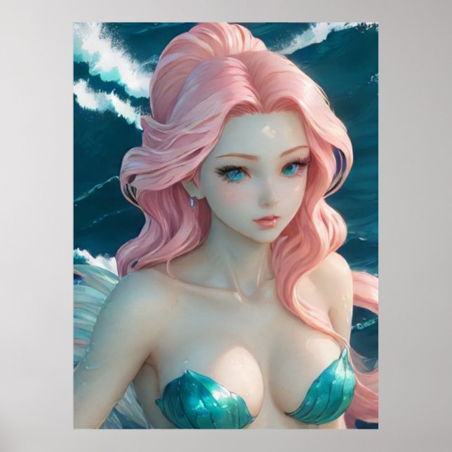 *~* AP60  Water Goddess Fantasy Sea Mermaid 23 Poster (Front)