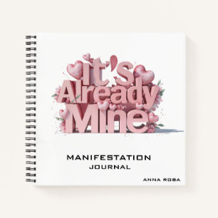 *~* AP85 Law Attraction Manifestation Hearts  Notebook