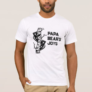 *~* AP86 PAPA BEAR's JOYS - Cubs Father's Day T-Shirt