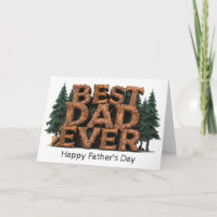 *~* AP86 Photo Best DaD Ever  Father's Day Card 