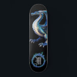 *~* AP88 Elemental Metallic Dragon Fire Skateboard<br><div class="desc">(Search code AP88 to find similar items ) Easily Transfer to other Zazzle Products. Elemental Element DRAGON with RING of FIRE / FLAMES / FLAME and INITIAL MONOGRAM for your name - Keep or edit or delete the text. This Fierce Popular trending skateboard Chinese style custom pro Element Dragon design...</div>