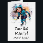 *~* AP94 Cute Hockey Girl 12 Personalise Birthday<br><div class="desc">Energetically Enhanced Cute Feisty Little Girl playing hockey on ice. BIRTHDAY CARD Personalise and Customise to your liking. The AGE , NAME EVENT TITLE and MESSAGES can be changed to your liking Search AP94 for other sports related items OR type "anna rosa" xxxxxx for my work. Substitute the xx's for...</div>