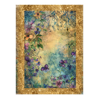 *~  AP95 Whimsical Floral Art Nature FOREST  Photo Print