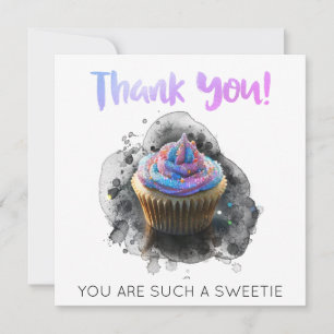 *~ AP99 Cup Cake THANK YOU Card