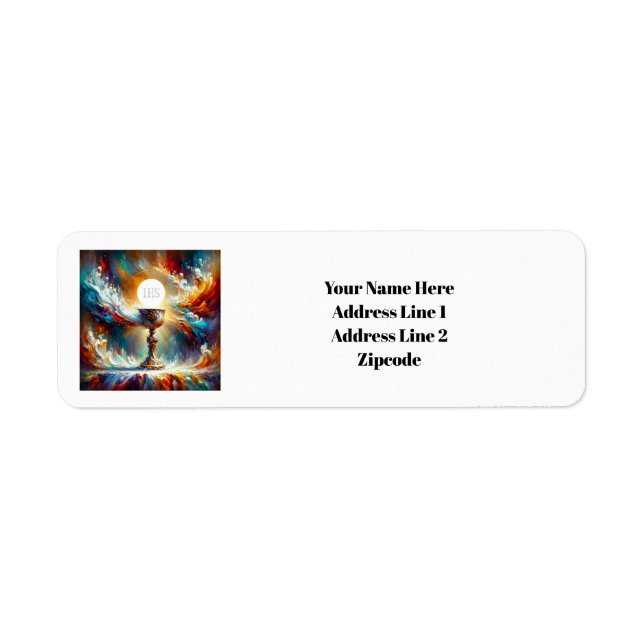 AP Communion Host and Chalice Expressionist Effect (Front)