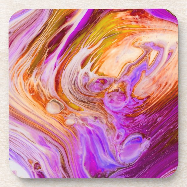 AP-PurpleRed-TreeRing_7551 Coaster (Front)