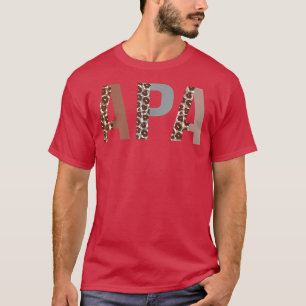 Apa Leopard Print Mum Cute Mothers Day Funny Grand T-Shirt