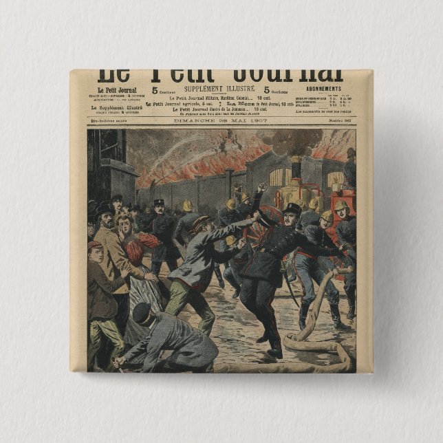 Apache achievements 15 cm square badge (Front)