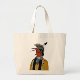 Apache Ben Large Tote Bag