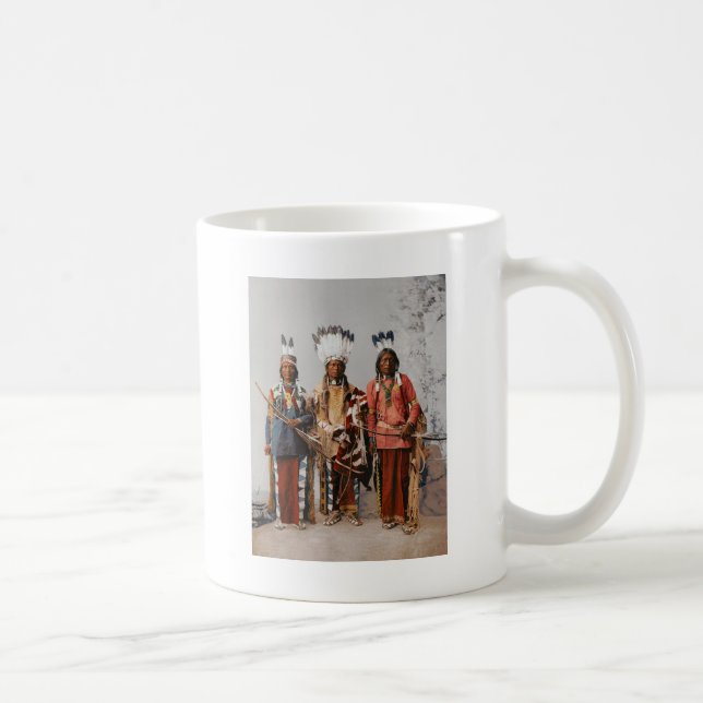 Apache Chiefs Garfield Ouche Te Foya 1899 Coffee Mug (Right)