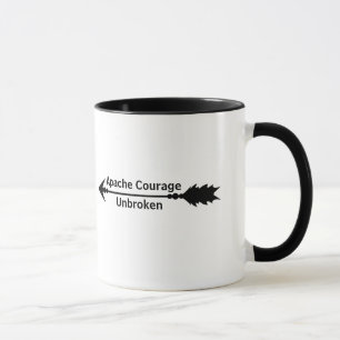 Apache Courage Unbroken Arrow Coffee Mug