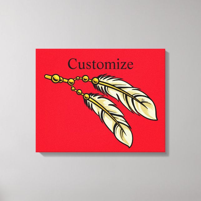 Apache Feathers Thunder_Cove  Canvas Print (Front)