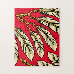 Apache Feathers Thunder_Cove Jigsaw Puzzle