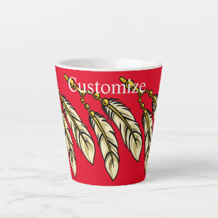 Apache Feathers Thunder_Cove Latte Mug