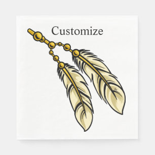 Apache Feathers Thunder_Cove  Napkin