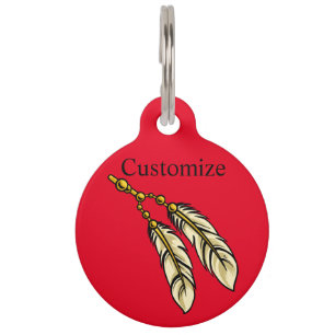 Apache Feathers Thunder_Cove Pet Tag