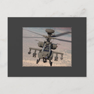 Apache Helicopter Air Wings Destiny Postcard