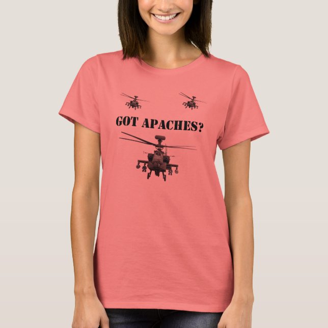 Apache Helicopter T-Shirt (Front)