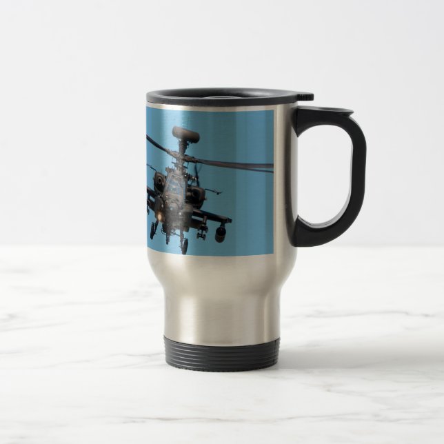 Apache Helicopter Travel Mug (Right)