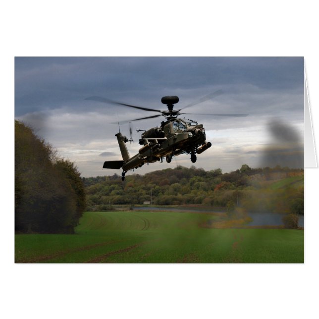 Apache In The Field (Front Horizontal)