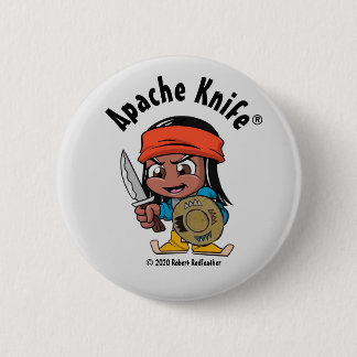 Apache Knife®™ Apache Kid 1.B 6 Cm Round Badge
