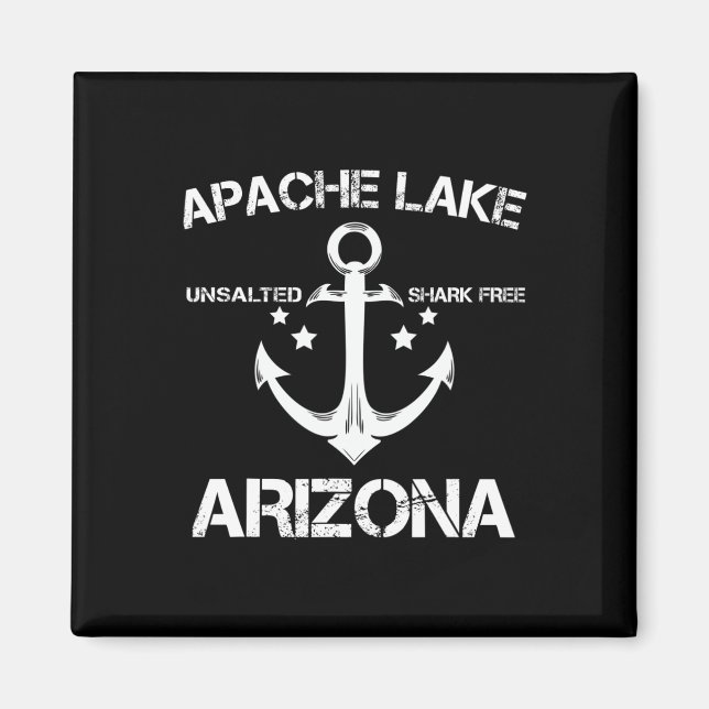 Apache Lake Arizona Funny Fishing Camping Summer G Magnet (Front)