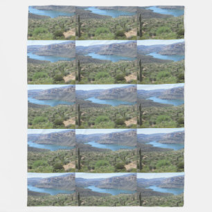 Apache Lake View Fleece Blanket