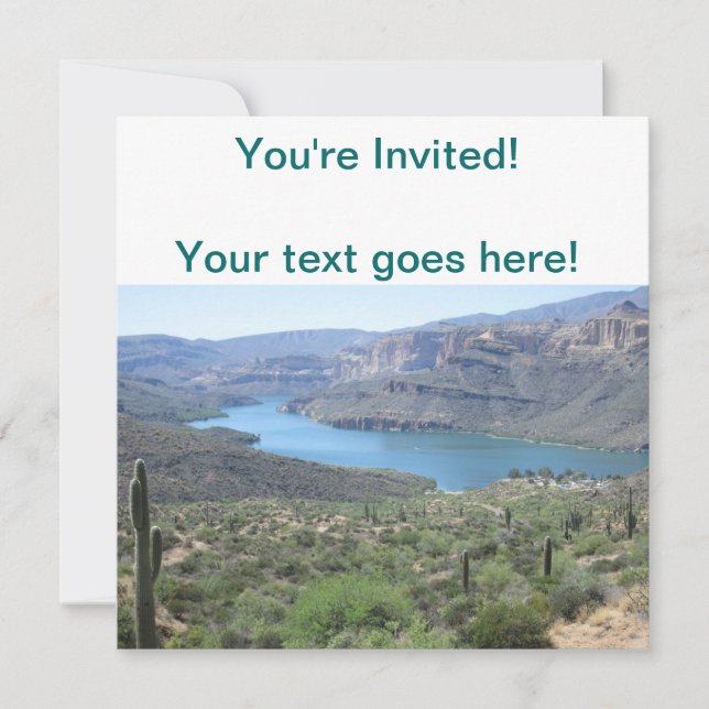 Apache Lake View Invitation (Front)