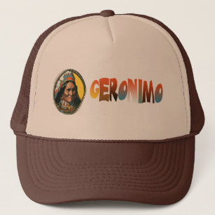 Apache leader Geronimo Trucker Hat