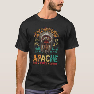 Apache Native American Indian Pride Indigenous Tri T-Shirt