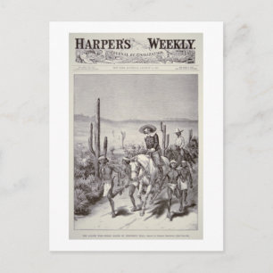 Apache Scouts lead army patrol on pursuit of Geron Postcard