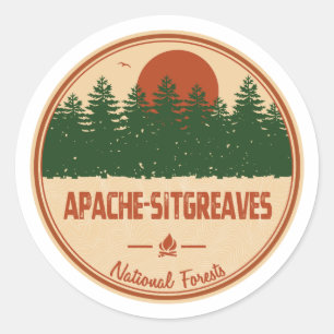 Apache-Sitgreaves National Forests Classic Round Sticker