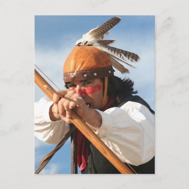 Apache Warrior Postcard (Front)
