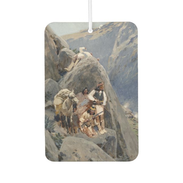 Apache Warriors: Ambush on American Cavalry Car Air Freshener (Front)