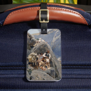 Apache Warriors: Ambush on American Cavalry Luggage Tag