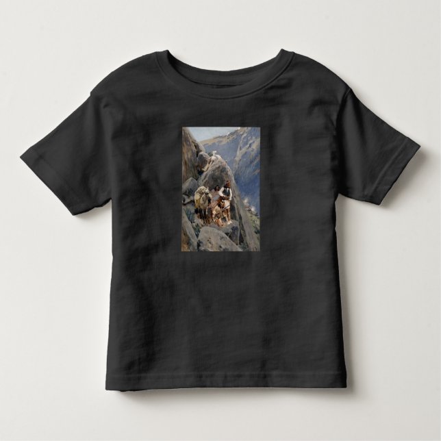 Apache Warriors: Ambush on American Cavalry Toddler T-Shirt (Front)